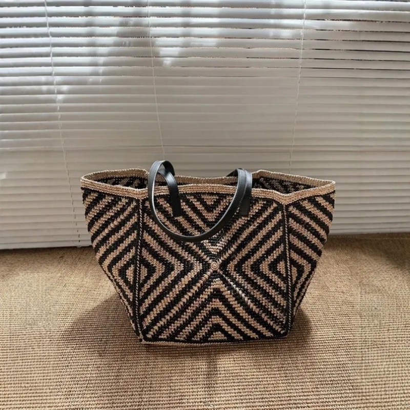 Women Bags Handmade - Borsa tote grande oversize in paglia