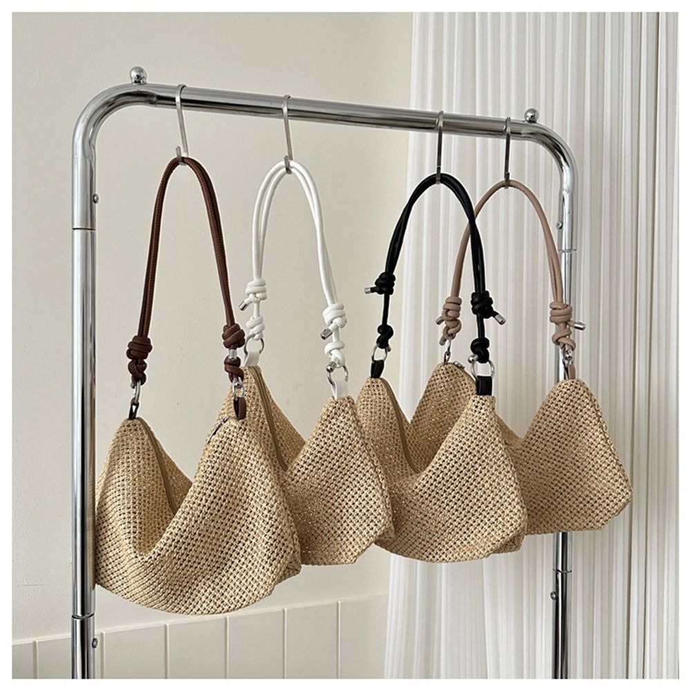 Women Bags Handmade - Borsa in Paglia Intrecciata di Grande