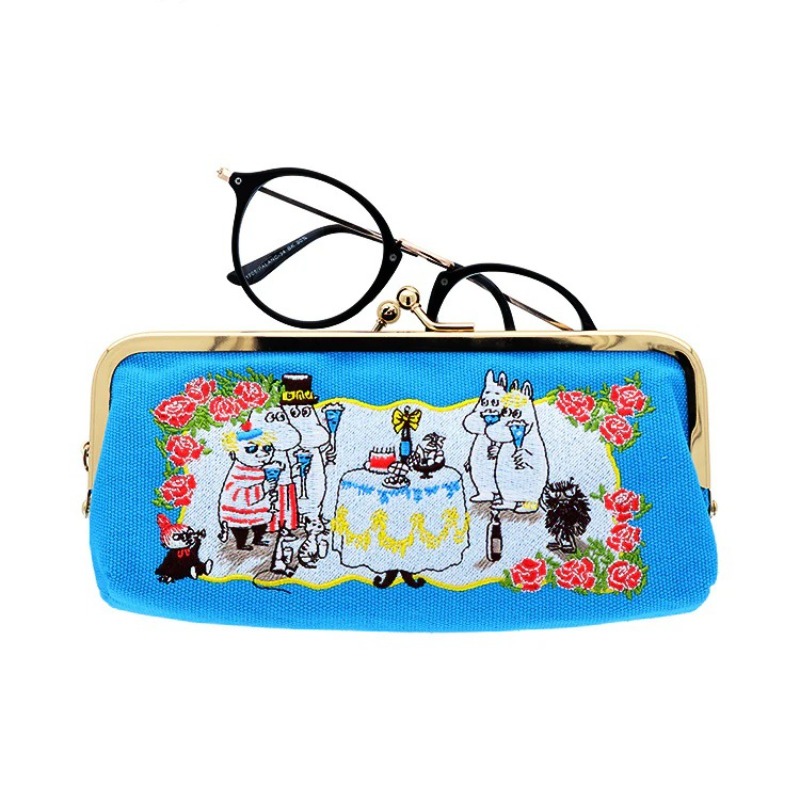 Women Handheld Bags - Borsa per Occhiali in Tela della