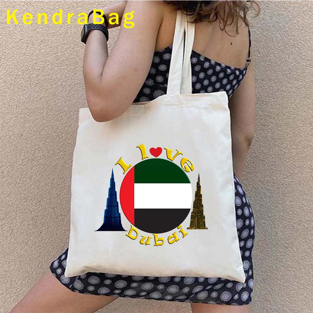 Borsa Tote con Stampa Emblema  - Women Bags Uae recensione e prezzo