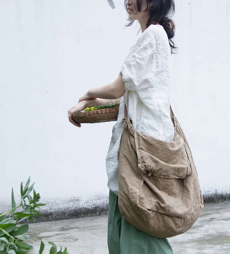 UMI MAO Borse in lino di coton - Women'S Best Bags For Travel recensione e prezzo