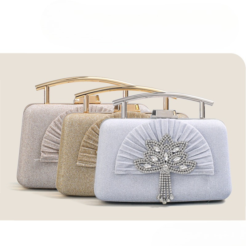 Borsa da sera elegante in meta - Women Handheld Bags recensione e prezzo