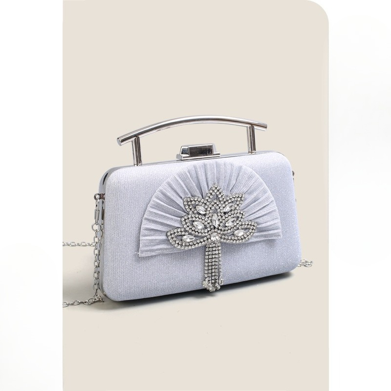 Borsa da sera elegante in meta - Women Handheld Bags recensione e prezzo