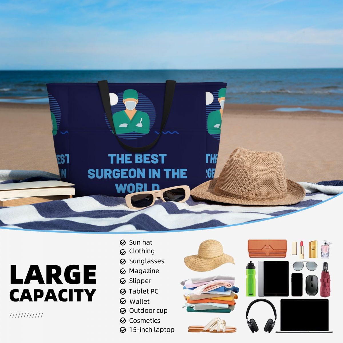 Borsa da spiaggia The Best Sur - Women'S Best Bags For Travel recensione e prezzo