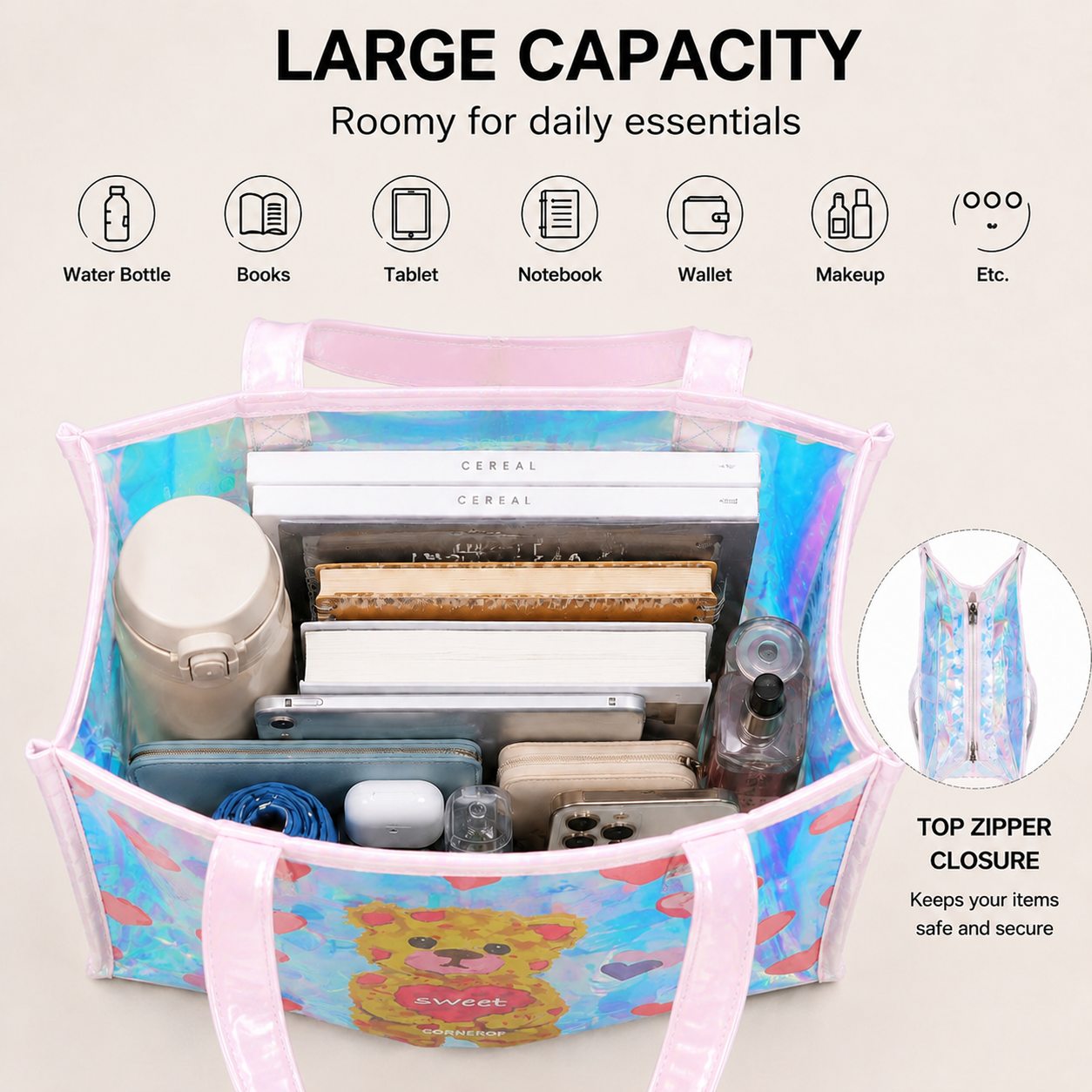 Borsa Trasparente Olografica d - Women Bags Lv recensione e prezzo