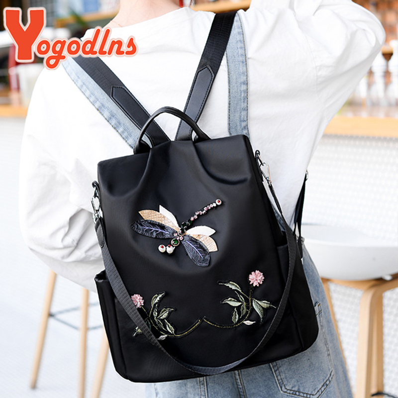 Yogodlns Zaino ricamato alla m - Women'S Xl Bags recensione e prezzo